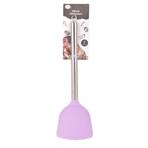 Espátula Silicona Pastel Mango Acero 34.5CM