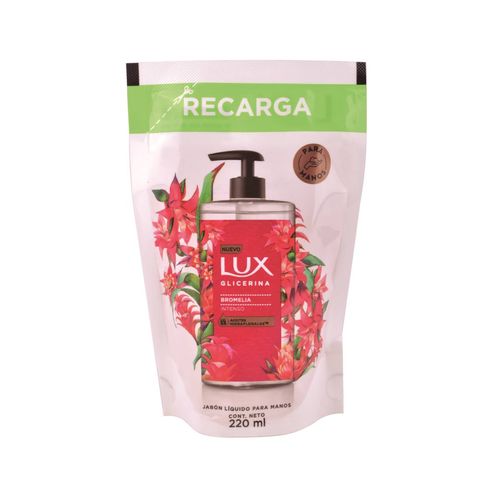 Jabón Líquido Lux Glicerina Bromelia 220ML