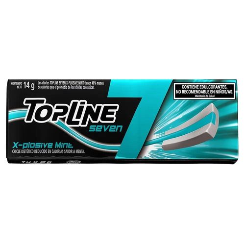 Chicles TopLine Seven Menta 14G