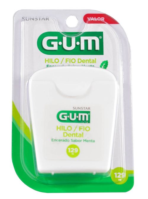 Hilo Dental G.U.M Floss Cera Mentolada 129m