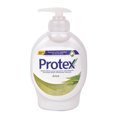 Jabón Líquido Manos Protex Aloe Vera 221ML