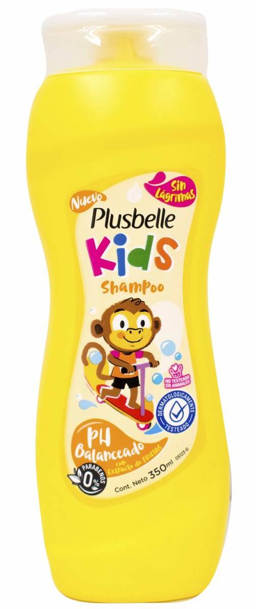 Shampoo Plusbelle Kids PH Balanceado 350ml
