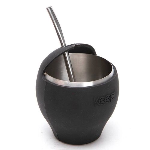 Mate Keep Silicona con Acero y bombilla