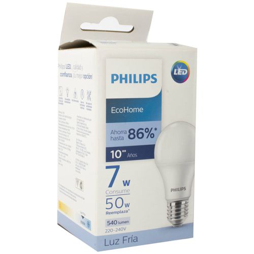 Lámpara Philips Led Ecohome 50W Fría