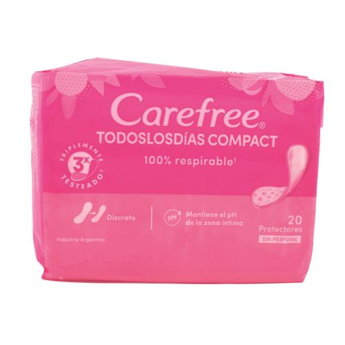 Protectores Diarios Carefree Todos los Días 20