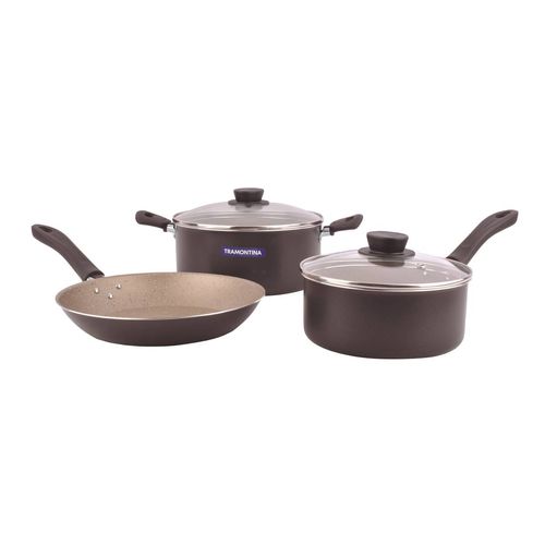 Batería de Cocina Tramontina Linz 3Pz
