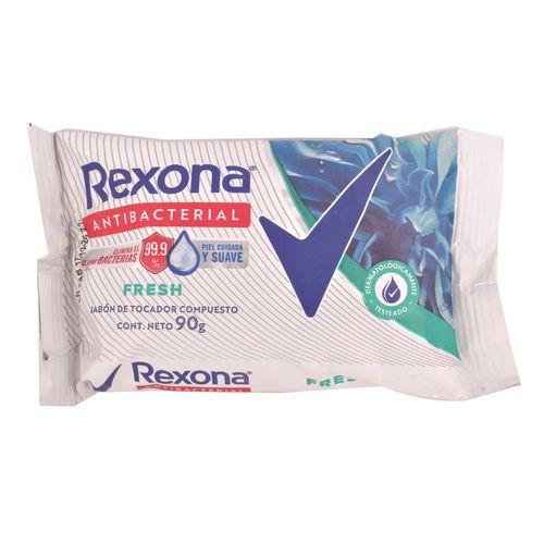 Jabón Tocador Rexona Antibact Fresh 90g