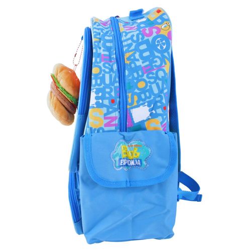 Mochila Espalda Cresko Bob Esponja 18" con Colgante