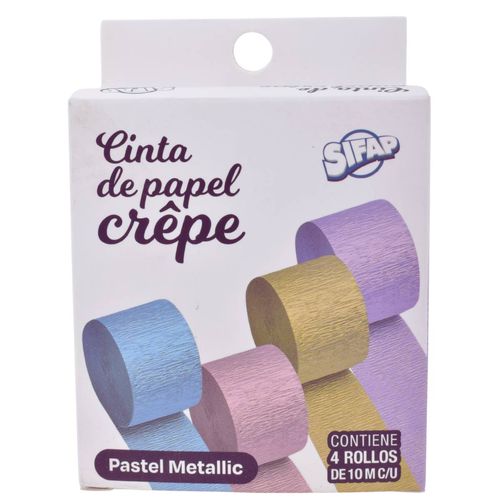 Cinta Sifap De Papel Crepe Metalizado