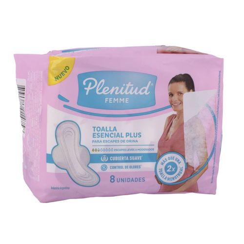 Toallas Femeninas Plenitud Adulto Femme c/a 8