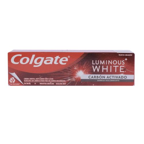 Crema Dental Colgate Luminous White Charcoal 90G