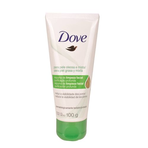 Espuma Facial Dove Limpieza Purif Profunda 100G