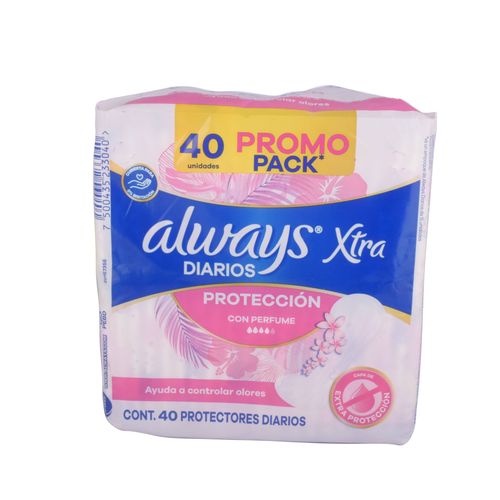 Protectores Diarios Always Con Perfume 40