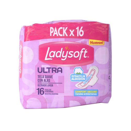 Toallas Femeninas Ladysoft Suave 16 Un