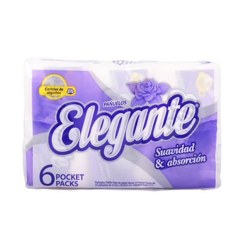 Pañuelos Descartables Elegante Doble Hoja 6