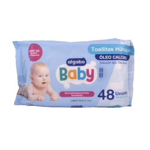 Toallitas Baby Húmedas c/Oleo Calcareo 48
