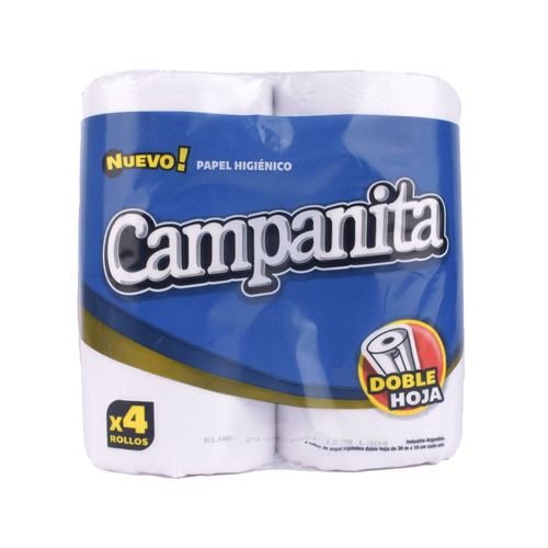 Papel Higiénico Campanita Ultra D.Hoja 30mt 4