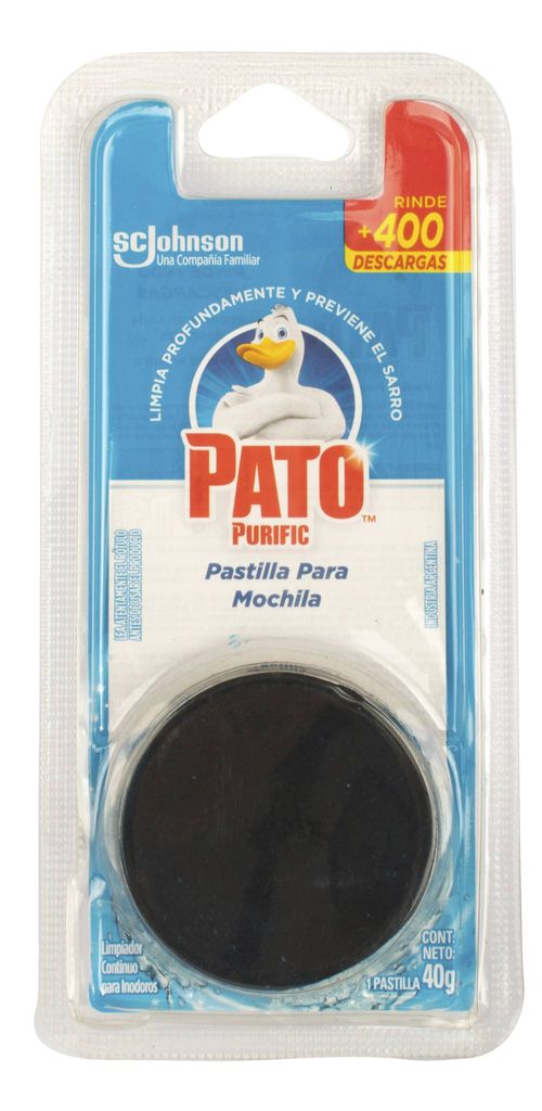Limpiador Pato Purific Bloque para Mochila 40G