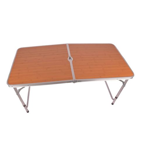 Mesa de Camping Genérica 120x60cm con 4 Sillas