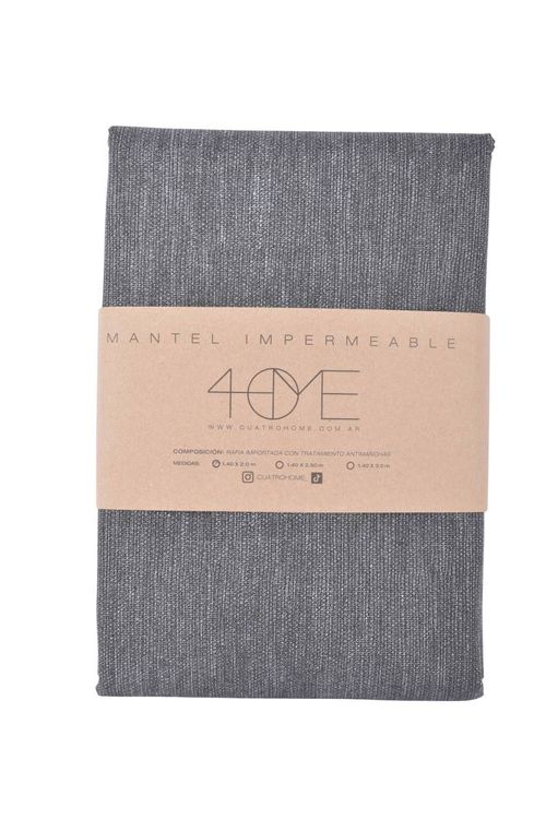 Mantel Imperm. Rafia 1.4x2m Ceniza