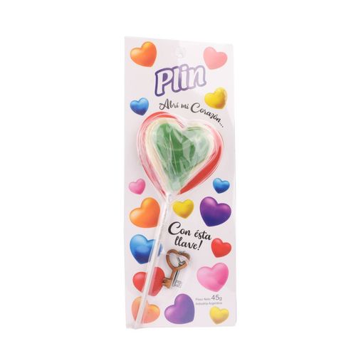 Chupetines Plin Corazon 3D Bl.