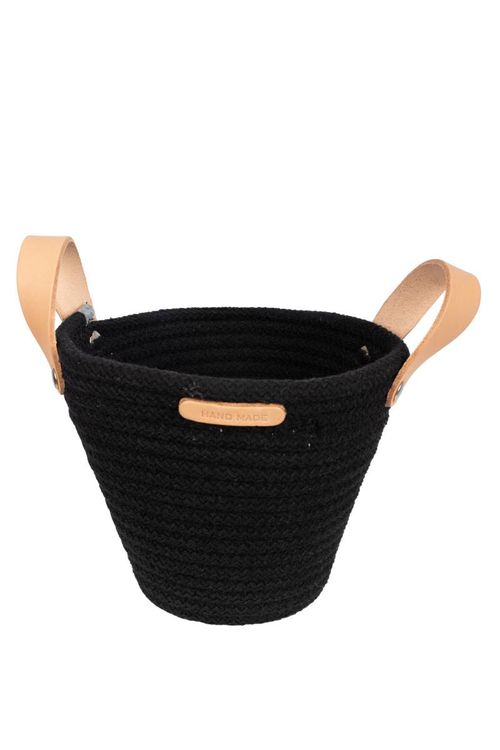 Cesta Rustica Cónica c/Manija Negra