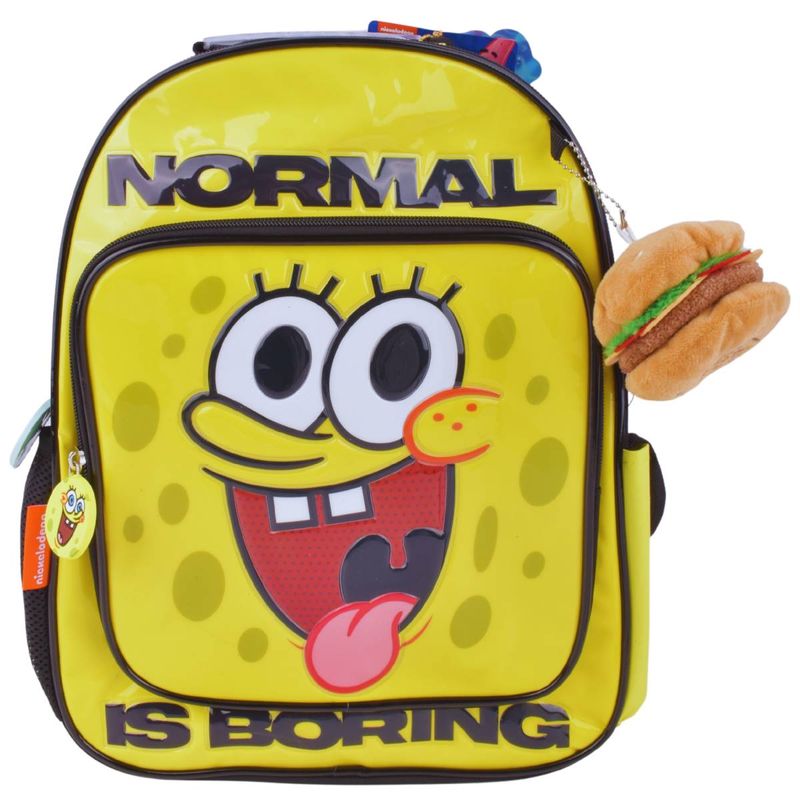 Mochila-Espalda-Cresko-Bob-Esponja-16--con-Colgante