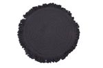 Individual-Rustico-Redondo-c-Flecos-Negro-35CM