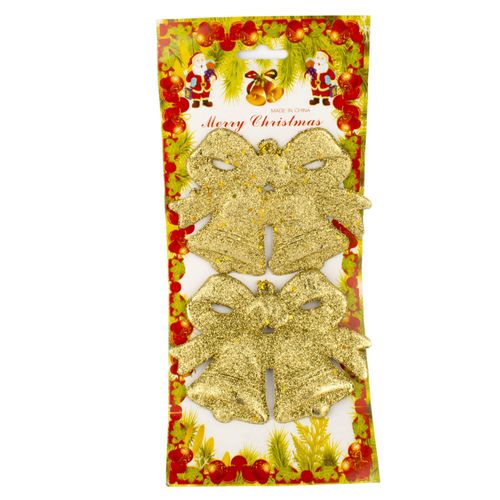 Adornos Navideños Campanas doble 2 Un