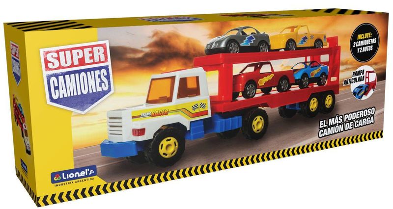 Camion-Transportador-con-4-Autos