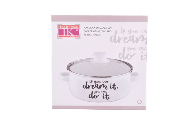 Cacerola-The-Kitchen-Enlozada-con-Tapa-18CM