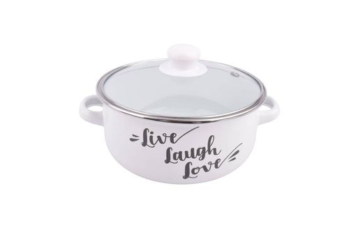 Cacerola The Kitchen Enlozada con Tapa 18CM