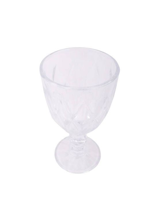 Copa Agua Vidrio Diamante 350ML 6Un