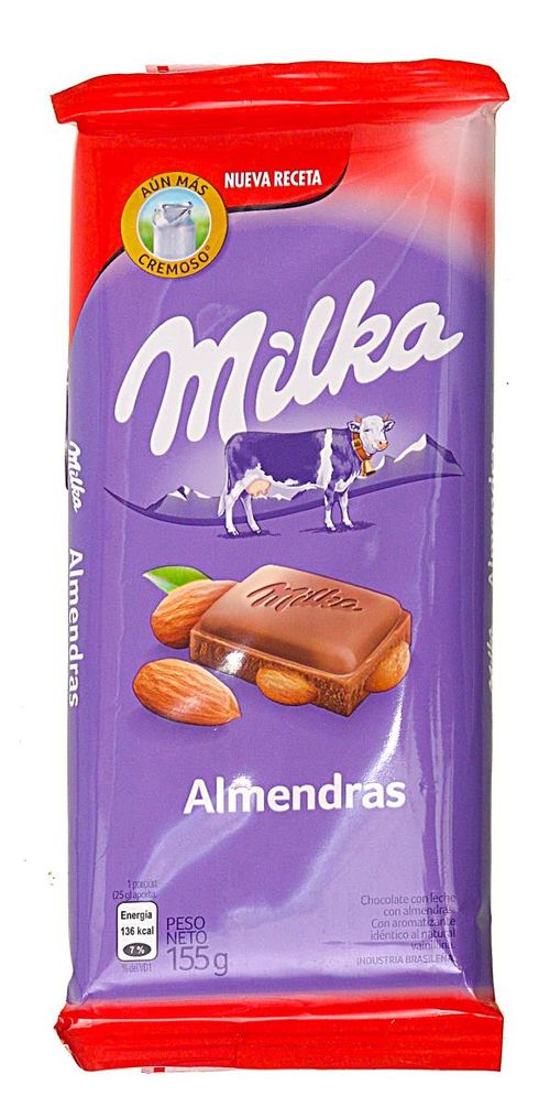 Chocolate Milka Almendras 155G