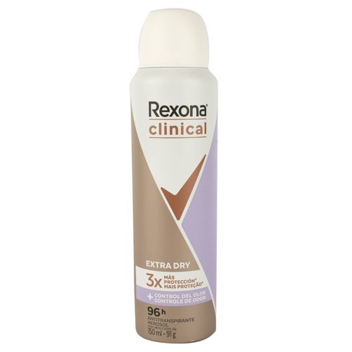Desodorante Rexona Aero Clin Extradr 96H Wom 150ML