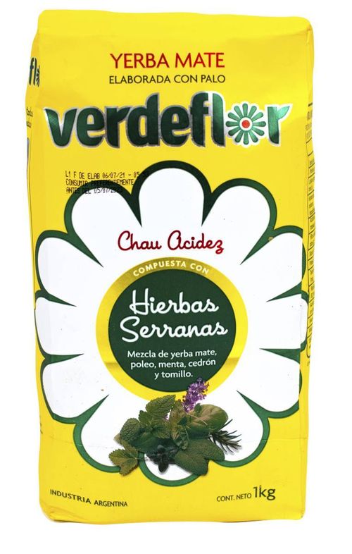 Yerba Verdeflor Hierbas Serranas 1KG