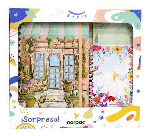 Set Norpac Cuaderno+Libreta+Block c/Imán