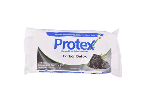 Jabones Tocador Protex Carbón Detox 90G 3