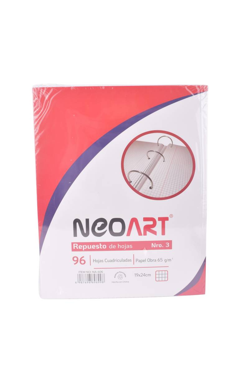 Repuesto-Neo-Art-96-Hojas-Cuadriculado