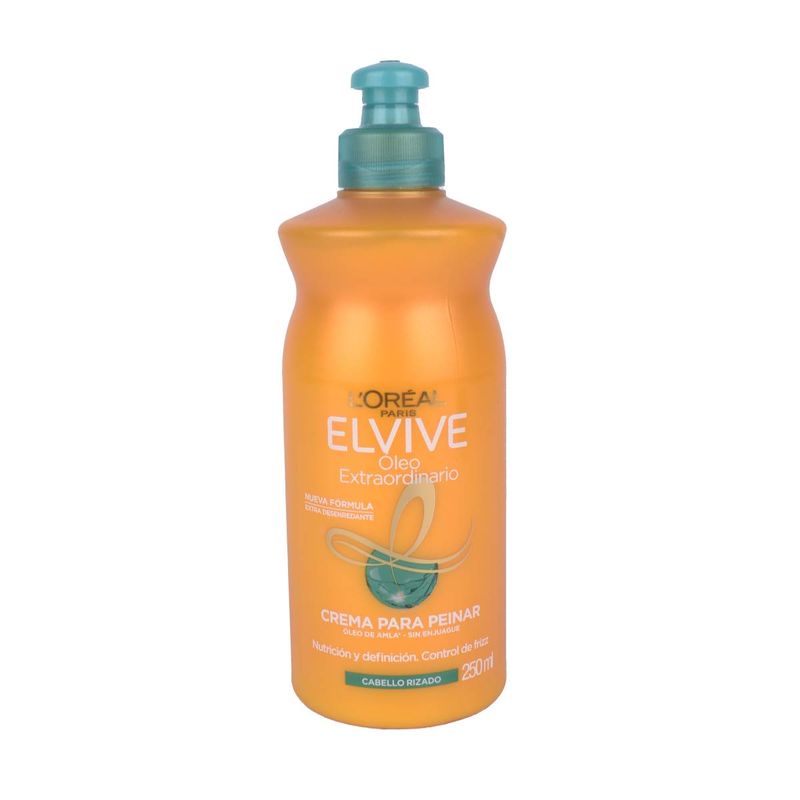 Crema-para-Peinar-Elvive-Oleo-Extraordinario-Rizos