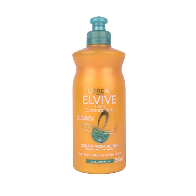 Crema-para-Peinar-Elvive-Oleo-Extraordinario-Rizos