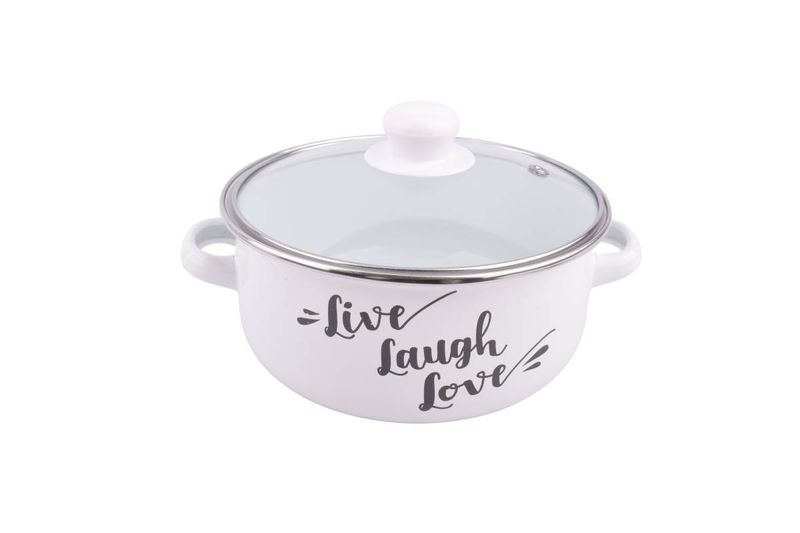 Cacerola-The-Kitchen-Enlozada-con-Tapa-18CM