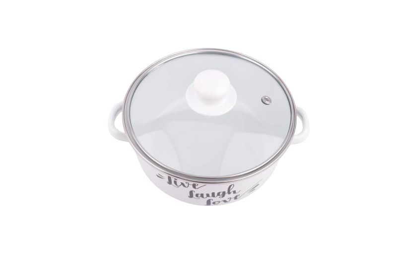 Cacerola-The-Kitchen-Enlozada-con-Tapa-18CM