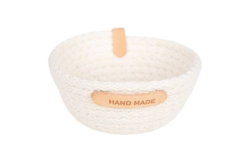 Cesta Rustica Mini 13x5cm Crudo