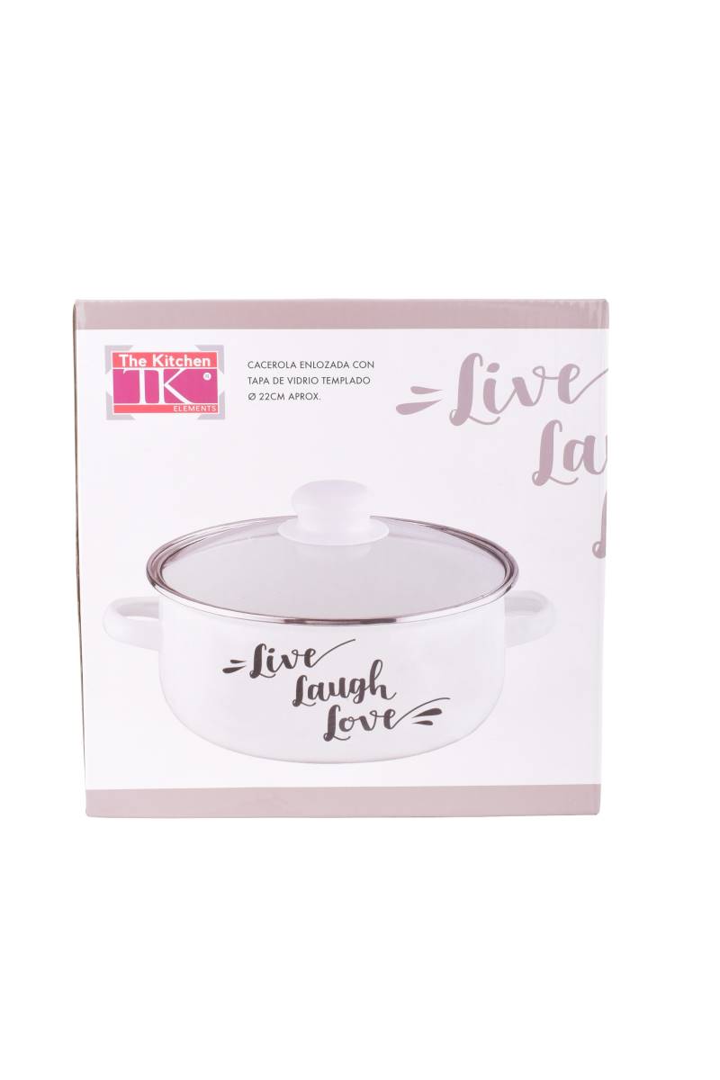Cacerola-The-Kitchen-Enlozada-c-Tapa-22CM