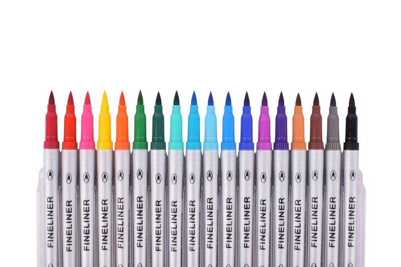Marcadores-Escolares-Doble-Punta-Fineliner--18Pz