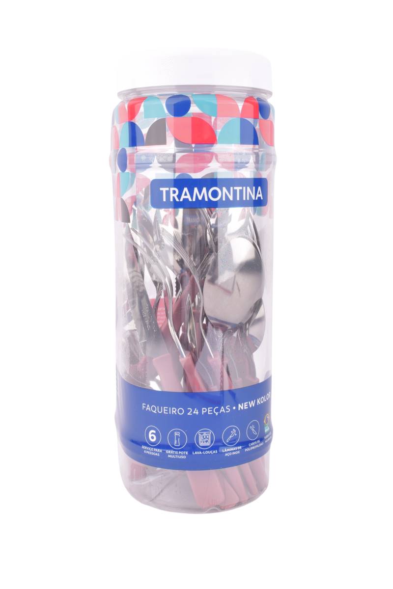 Juego-de-Cubiertos-Tramontina-Leme-Rosa--24Pz