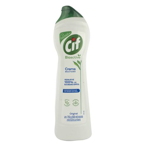 Limpiador Cremoso Cif Bio Original Bot 750G