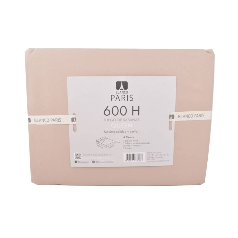 Juego-de-Sabanas-Blanco-Paris-600H-Liso-Queen