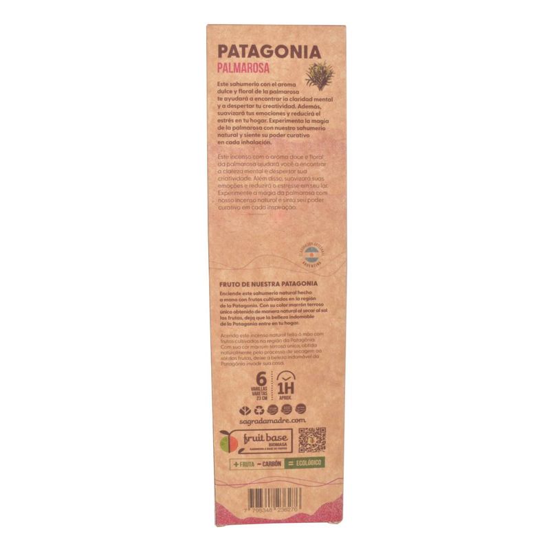 Sahumerio-Sagrada-Madre-Palmarosa-Patagonia